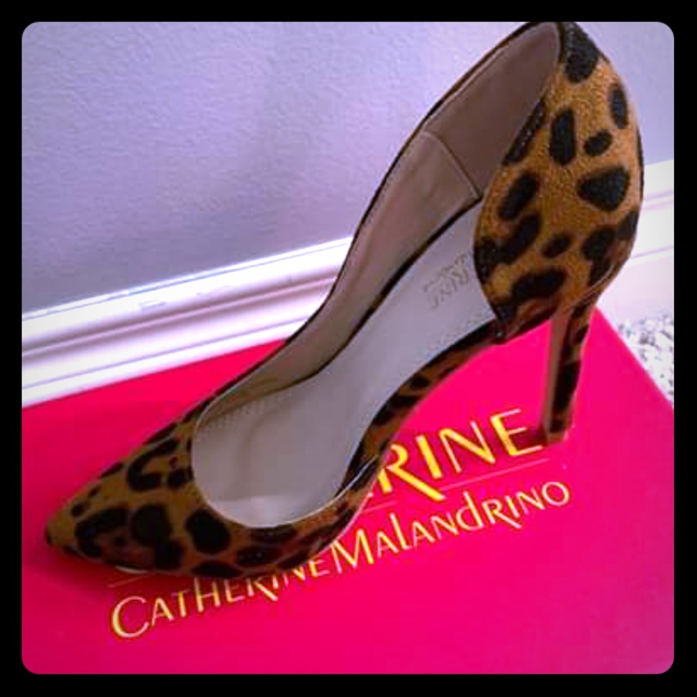 Catherine Malandrino Leopard Pumps